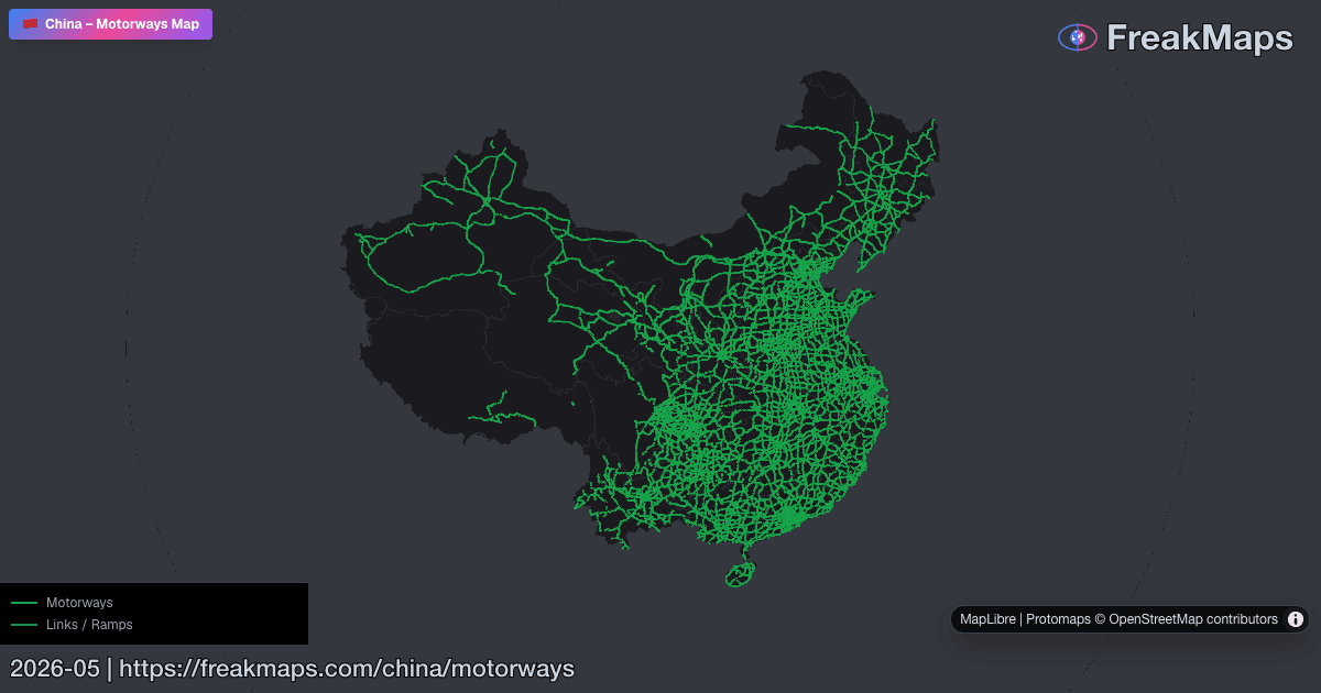 China — motorways