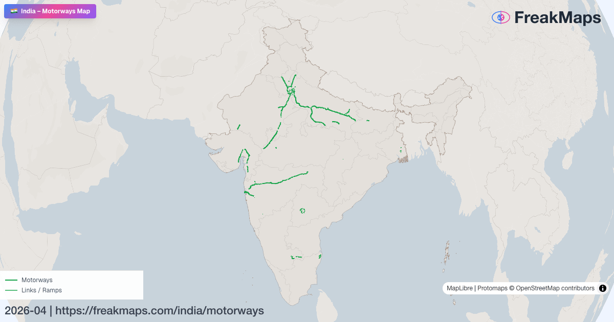India — motorways