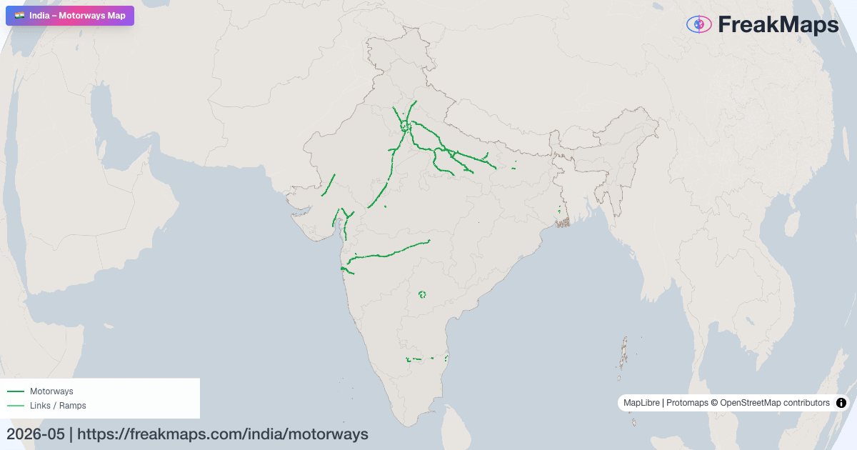 India — motorways
