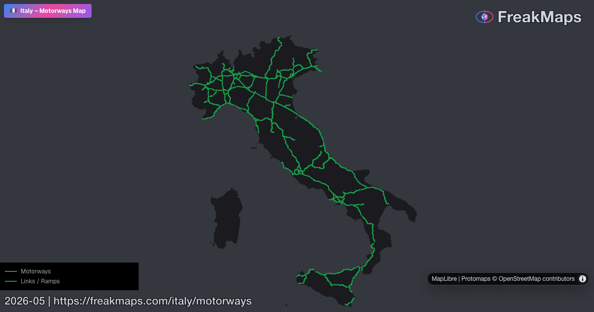 Italy — motorways