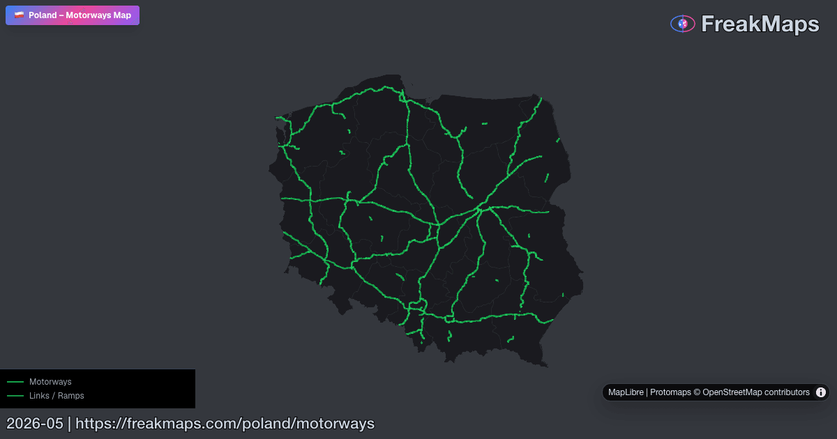 Poland — motorways